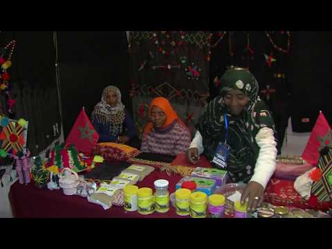 شاهد  انطلاق فعاليات الدورة الخامسة للصناعة التقليدية