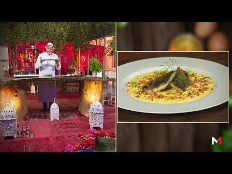 شاهد طريقة إعداد سمك الدرعي بكريمة الزعفران