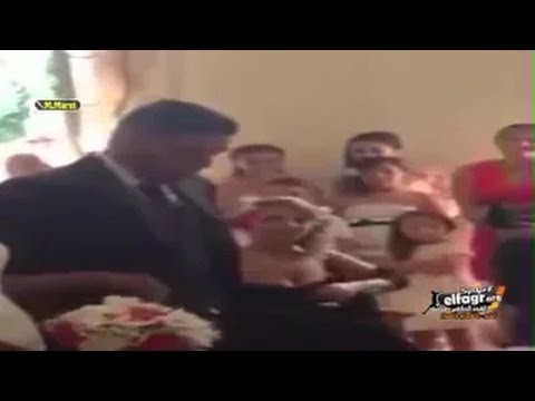 عريس يقلد اللاعب كريستيانو رونالدو